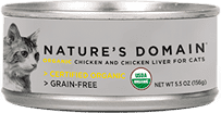 Kirkland Nature's Domain Grain-Free Organic Chicken & Chicken Liver Formula 